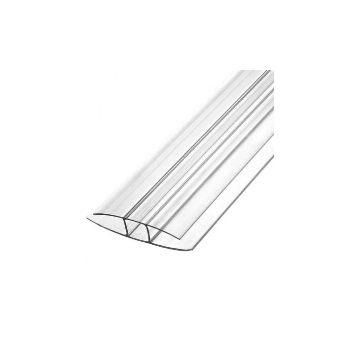 Соединительный неразъемный профиль для поликарбоната 10 мм 6 м