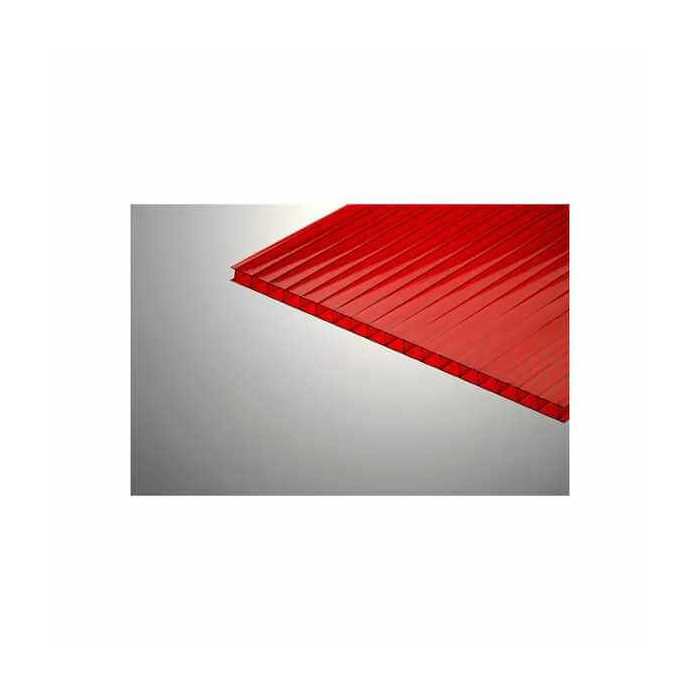 Сотовый поликарбонат 32 мм BORREX красный 2100х12000 мм